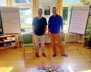 Frank Noe und Klaus Löffler beim GFK Kurs